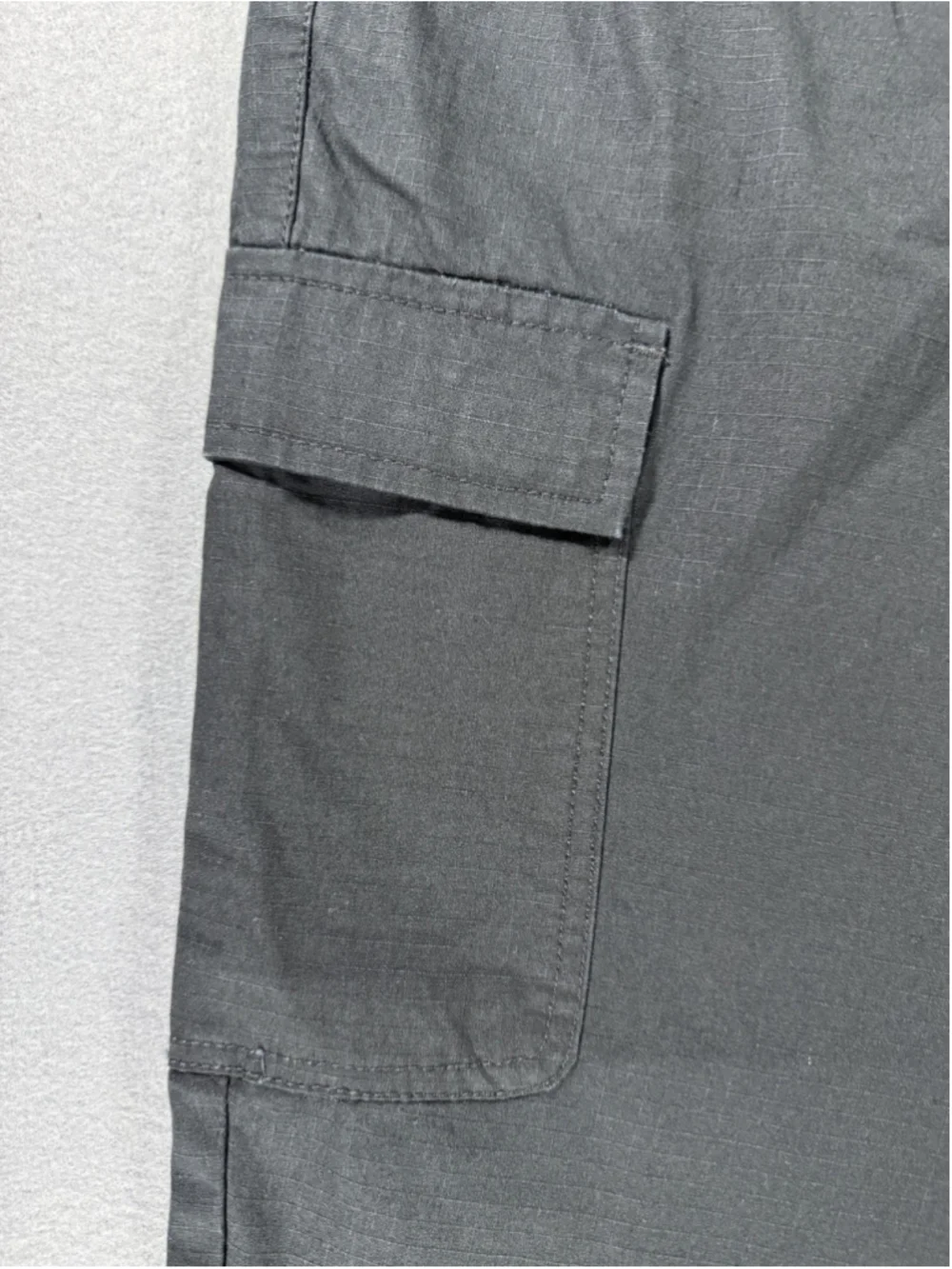 True Religion Jet Black Ripstop Jogger XL with Hook and Loop Pockets